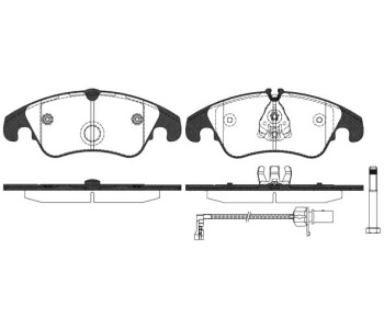 Комплект спирачни накладки ROADHOUSE за AUDI A4 (8K2, B8) от 2007 до 2012