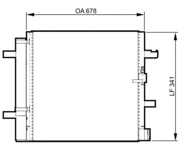 Кондензатор климатизации VALEO за AUDI A6 Avant (4G5, C7, 4GD) от 2011 до 2018