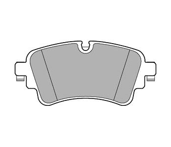 Комплект спирачни накладки DELPHI за AUDI A4 (8W, B9) от 2015