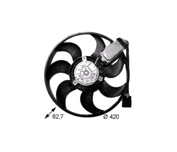 Вентилатор охлаждане на двигателя P.R.C за AUDI Q7 (4L) от 2009 до 2015