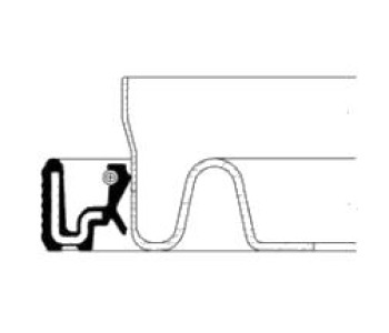 Уплътнение на коляновия вал (85-105-11) CORTECO за AUDI 80 кабриолет (8G7, B4) от 1991 до 2000