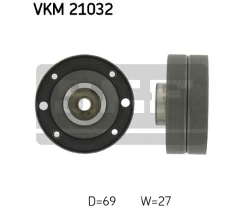 Паразитна/ водеща ролка, зъбен ремък SKF VKM 21032 за AUDI 80 купе (89, 8B) от 1988 до 1996