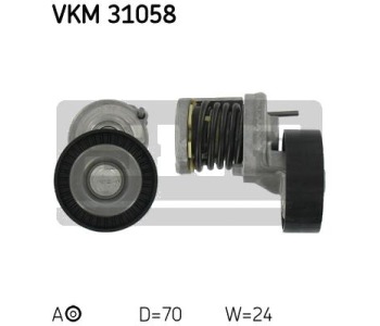 Обтящна ролка, пистов ремък SKF VKM 31058 за VOLKSWAGEN PASSAT B7 (362) седан от 2010 до 2014