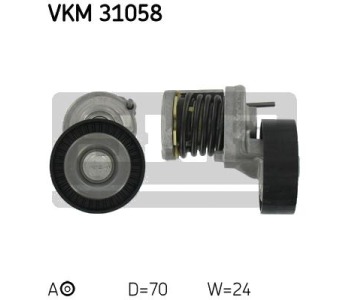 Обтящна ролка, пистов ремък SKF VKM 31058 за VOLKSWAGEN POLO (9N_) хечбек от 2001 до 2009