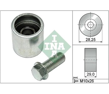 Паразитна/ водеща ролка, зъбен ремък INA 532 0714 10 за VOLKSWAGEN PASSAT B6 (3C2) седан от 2005 до 2010