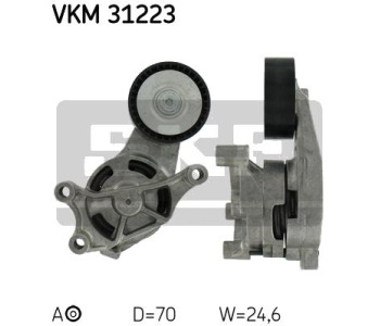 Обтящна ролка, пистов ремък SKF VKM 31223 за SEAT ALTEA XL (5P5, 5P8) от 2006 до 2015