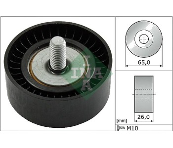 Паразитна/ водеща ролка, пистов ремък INA 532 0479 10 за AUDI A3 Sportback (8PA) от 2004 до 2015